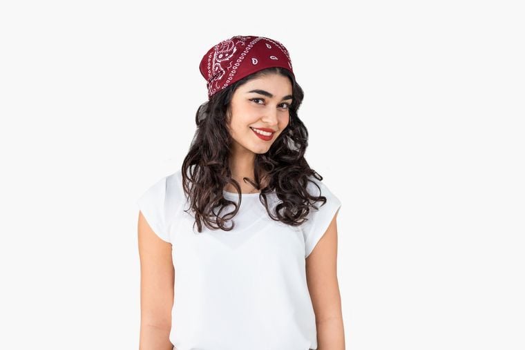 Bandana jako chustka na włosy Bandana jako chustka na włosy